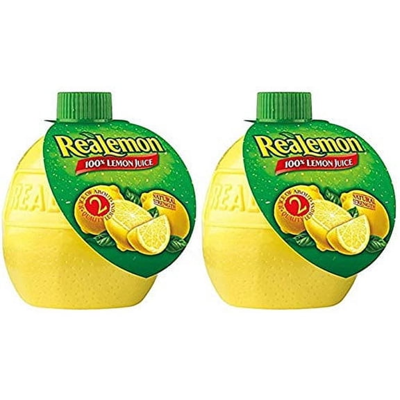 Realemon 100% Lemon Juice (Pack of 3) 2.5 oz. Each