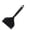 Black, variant on Heat Resistant Spatula Wide Flexible Non Stick Pan Turner Semi Transparent Silicone Tamagoyaki Spatula Egg Omelette Flipping Scraper Kitchen Cooking Utensil for Baking Grilling Dishwasher Safe