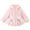 Pink, variant on Fesfesfes Hooded Jackets Toddler Girls Solid Color Thicken Plush Cute Flowers Rabbit Ears Winter Thick Coat Cloak