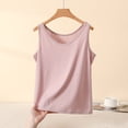 thumbnail image 2 of Loopsun Womens Sleeveless Tops Solid Round Neck Loose Thin Tank Daily Loungewear, 2 of 5