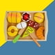 thumbnail image 1 of Cortar alimentos con cuchillo de Bandeja de alimentos Bandeja de para Juegos de comida Juegos de simulación para edades de 3+ Salvador Juegos de simulación de juguetes, 1 of 10