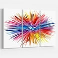 thumbnail image 3 of Impression sur toile « explosion de couleur » Design Art, 3 of 3