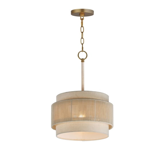 12811OFNAB Maxim Lighting Seacliff - 1 Light Pendant-19.5 Inch Tall and 14 Inch Wide