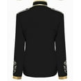 thumbnail image 2 of Men's Court Fashion Prince Uniform Gold Embroidered Jacket Suit Jacket, 2 of 3