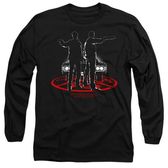 Supernatural - Silhouettes - Long Sleeve Shirt - X-Large