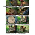 thumbnail image 6 of RUISINERY Outdoor Camping Trash Can Portable Garbage Bin Light Weight Sundries Box Wastebasket Can Container for Hiking Camping, 6 of 6