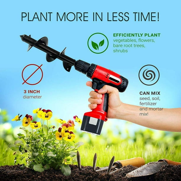 Post hole sale auger drill bit