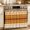 Orange, variant on Oven Skirt Curtain for Kitchen 21.5x30 Inch, Purple Ombre Stripe Oven Curtain with 8 Ribbon Ties & Ruffle Trim, Stove Skirt Curtain Dishwasher for Cabinets Over Sinks Farmhouse Striped Gradient