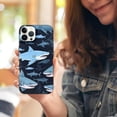 thumbnail image 3 of COMIO iPhone 15 Shark Blue Ocean Case Sharks Lover Case, 3 of 4