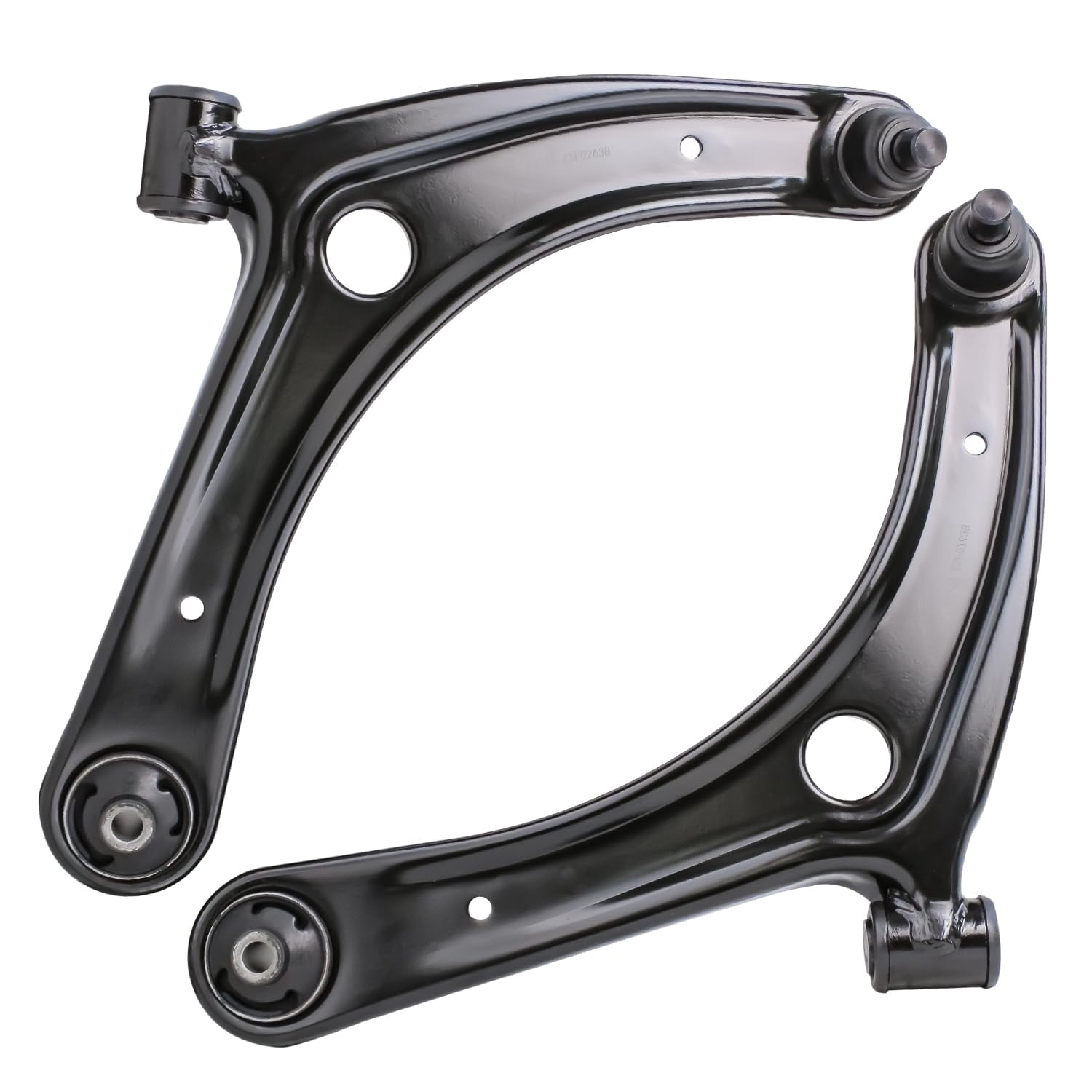 Detroit Axle - Front 8pc Suspension Kit for Dodge Caliber Jeep Compass Patriot 2007 2008 2009 2010 2011 2012, 2 Lower Control Arms 2 Sway Bar Links 4 Outer & Inner Tie Rod Ends Replacement