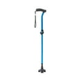 thumbnail image 3 of Medline TriGlide Folding Cane, Walking Cane, 32-In to 37-In Adjustable Height, 350 lb. Weight Capacity, Blue, 3 of 7