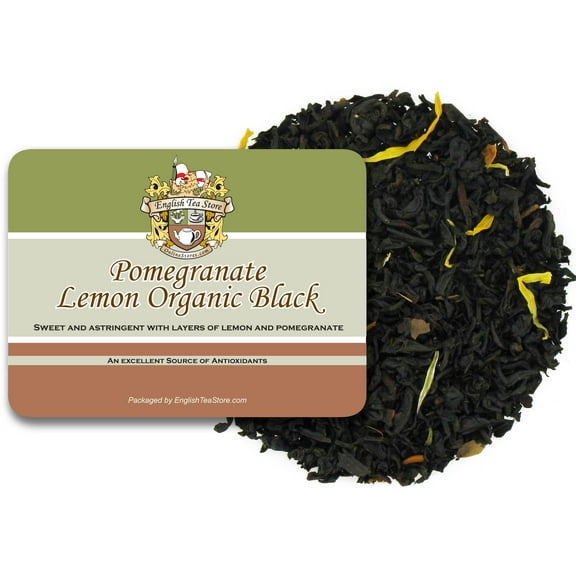 Pomegranate Lemon Organic Black Tea - Loose Leaf - 16oz