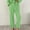 Green, variant on Long Pants for Women Tall Casual Fashionable High-end Elegant Commuting High Waistband Pocket Suit Pants