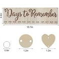 thumbnail image 4 of GRNSHTS Family Birthday Board DIY Wooden Calendar Wall Hanging Birthday Reminder Plaque,with 100 Wooden Tags,Great Gift for Mom Grandma,Days to Remember, 4 of 15