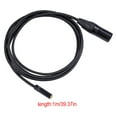 thumbnail image 2 of Baohd Dual Shielded Audio Cable Wear-resistant Plug Adapter Video Camera Switch Home Supplies for Smartphone Microphone Music Player 1m, 2 of 7