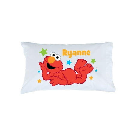 Personalized Sesame Street Big Star Elmo Kids Pillowcase