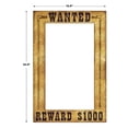 thumbnail image 2 of Marco de fotos divertido Beistle Western Wanted Authentic Wild West, 2 of 5