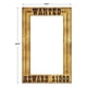 thumbnail image 2 of Marco de fotos divertido Beistle Western Wanted Authentic Wild West, 2 of 5