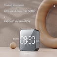 thumbnail image 6 of Multi-Function LED Alarm Clock with Adjustable Brightness and Voice Control, 6 of 12