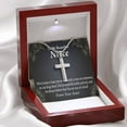 thumbnail image 6 of To My Niece You Are One Of A Kind Cross Card Necklace w Stainless Steel Pendant, 6 of 20