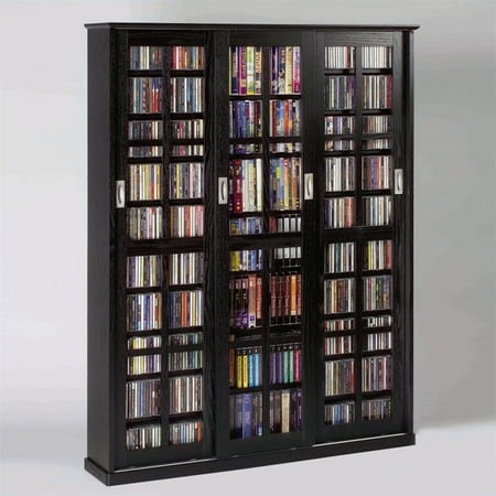 Classic Walnut Multimedia Cabinet - Leslie Dame 62