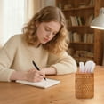 thumbnail image 5 of Functional Workspace Organizer for Pens and Small Items Durable Wood-Based Style Pen Cup for Desk Kitchen Living Room Home Efficiency, 5 of 5