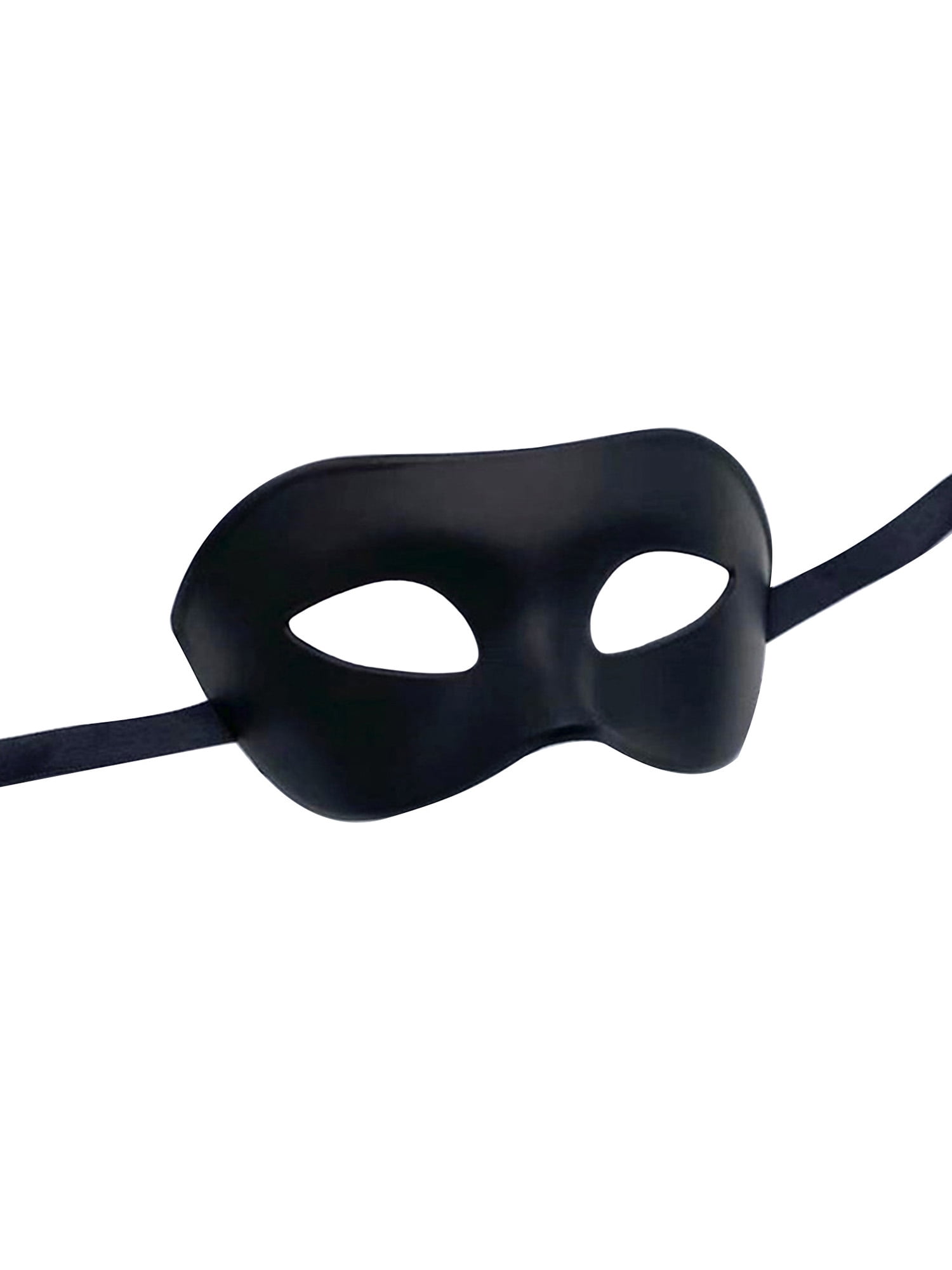 Gentleman Style Half Face Mask Solid Color Halloween Party Cosplay 