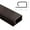 Brown, variant on Channel Desk Cable Organizer Cable Management Accessories White Cable Protecter No Drilling Under Desk Management Tray