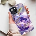 thumbnail image 5 of Luxury Crystal Apple Phone Case for Women Elegant Floral Gold Trim Decorated Gift for Her Compatible with iPhone 11/12/13/14/15/16 (Pro Max/Plus), 5 of 9