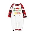 thumbnail image 3 of Aboser Christmas 2026 Pajamas Matching Sets for Family Trendy Plaid Jammies Set 2 Piece Soft Long Sleeve Sleepwear Funny Xmas Holiday Tops and Pjs Pants Pijamas Navideñas Familiares, 3 of 8