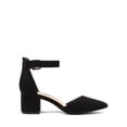 thumbnail image 3 of BURUDANI Women's Strappy Chunky Heel Dress Pump Shoes Wide Width, 3 of 7
