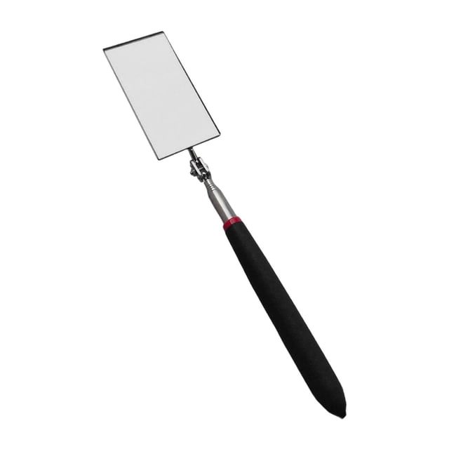 funtasica Miroir Télescopique d'Inspection Extensible Pratique Robuste Rotation à 360 Degrés 90mm