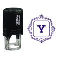 thumbnail image 1 of Printtoo Square Swirl Border Alphabet Y Monogram Initial Self Inking Rubber Stamp Office Stationary, 1 of 3