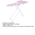 thumbnail image 3 of Zksm Ironing Board, Full-Size Iron Board with Heat-Resistant Cover, Height Adjustable, Safety Iron Rest, 4 Steel Legs, for Home Laundry Room or Dorm Use, Pink, 3 of 9