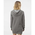 thumbnail image 3 of Independent Trading Co. Women’s Special Blend Hooded Sweatshirt Dress PRM65DRS Nickel XS, 3 of 5