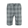 thumbnail image 4 of IROINNID Men's Casual Plaid Flat-Front Shorts With Pocket, 4 of 4
