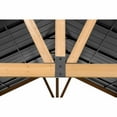 thumbnail image 5 of Sunjoy Gable Steel Hardtop Cedar Framed Gazebo, 5 of 11