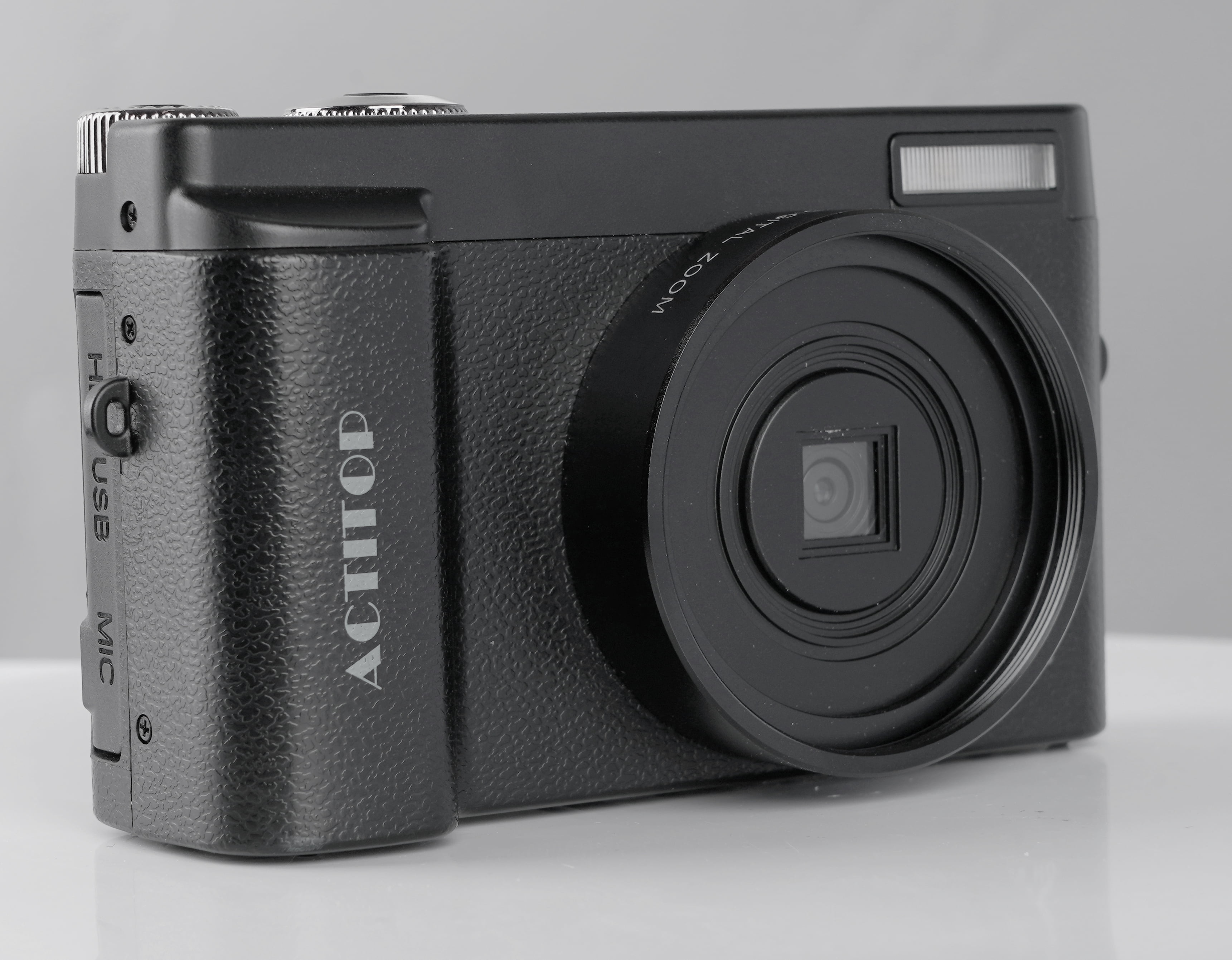 ACTITOP デジタルビデオカメラ 4K HDR 48MP ACTITOP 4K Vlogging Camera, Autofocus, 48MP, 16x Digital