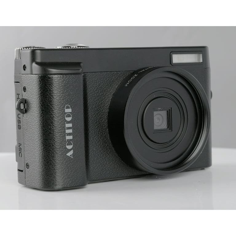 ビデオカメラ 4K 4800万画素 ACTITOP ACTITOP 4K Vlogging Camera, Autofocus, 48MP, 16x Digital