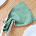 thumbnail image 4 of Koadzawe 5Pack Kitchen Dish Cloths Dish Towels,Super Absorbent Coral Fleece Cloth,Premium Dishcloths,Nonstick Oil Washable Fast Drying Dish Rags,Reusable Cloth Fortable Chair Dish Glass, 4 of 7