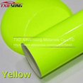 thumbnail image 2 of Premium Glossy Fluorescent Yellow Vinyl Sticker Glossy Fluorescent Yellow Vinyl Wrap Self Adhesive Sticker, 2 of 5
