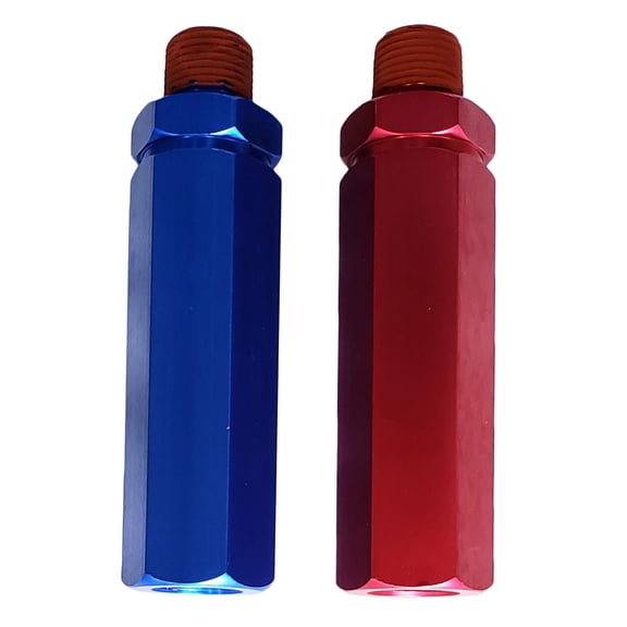 Torque Aluminum Glad Hand Handles Grip - 1 Blue & 1 Red Set 12600 Gladhand Handles for Truck Trailer (Replaces Tectran 12600, Velvac 035178, Sloan 441788, GA1) (TR12600)