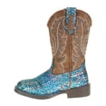 thumbnail image 3 of Roper Western Boots Girls Zip Glitter Blue 09-017-1225-2063 BU, 3 of 5