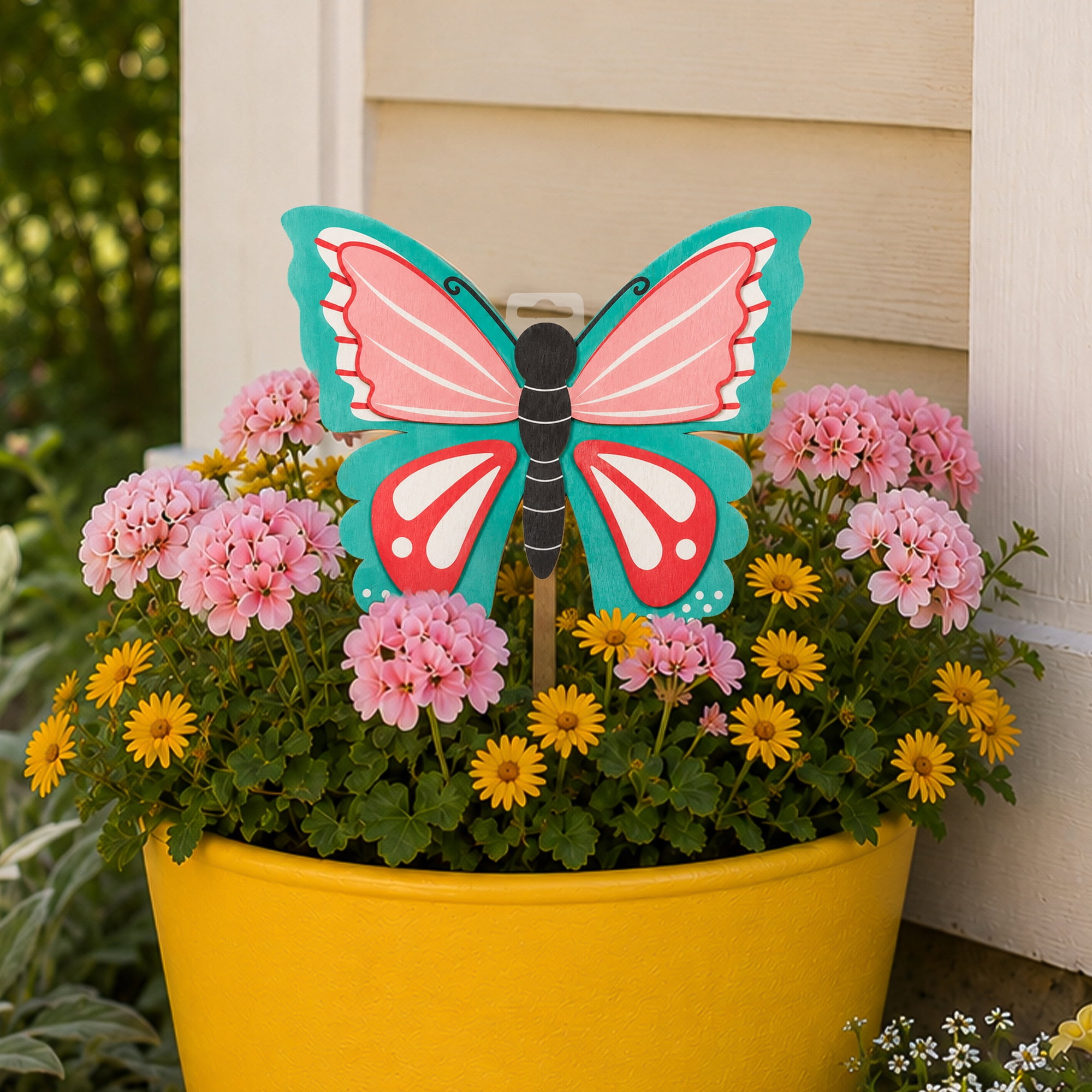 Hello Hobby 10" Shapes-Butterfly, Unfinished Wood Shape, 10.5 x 8.5 x 0.24 inch