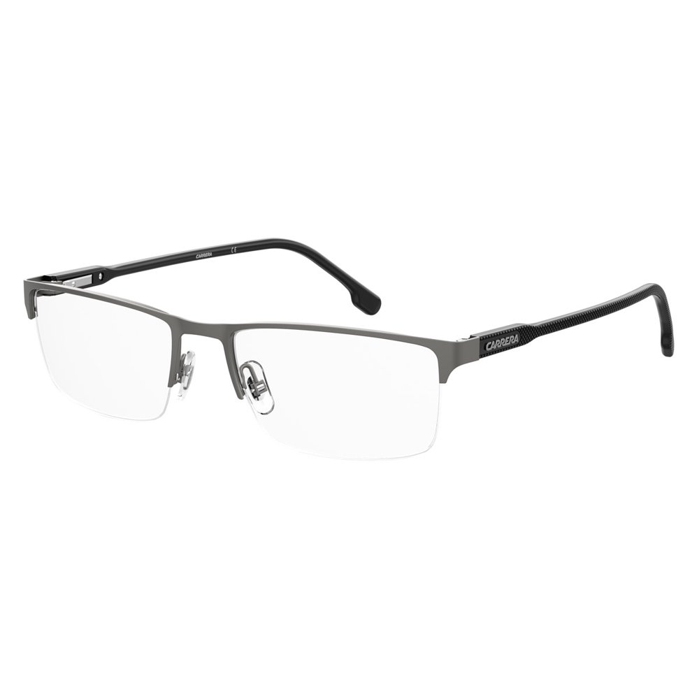 Carrera 243 SemiRimless Rectangular Semi Matte Dark Ruthenium