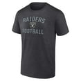 thumbnail image 2 of Men's Fanatics Heather Charcoal Las Vegas Raiders Victory Arch T-Shirt, 2 of 3
