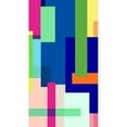 thumbnail image 2 of Idea4wall 2pcs Geometric Color Blocks Vibrant Multi-Color Modern Wall Murals, Removable Self-Adhesive Stick Wallpaper Large Wall Stickers for Home Decorative, 48"x108", 2 of 5