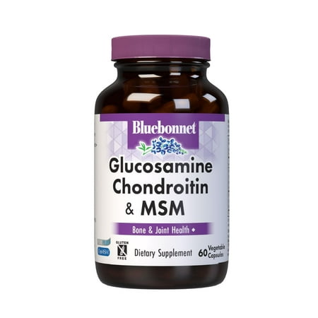 Bluebonnet Glucosamine Chondroitin & MSM, Glucosamine, Bone & Joint Health*, 20 Days