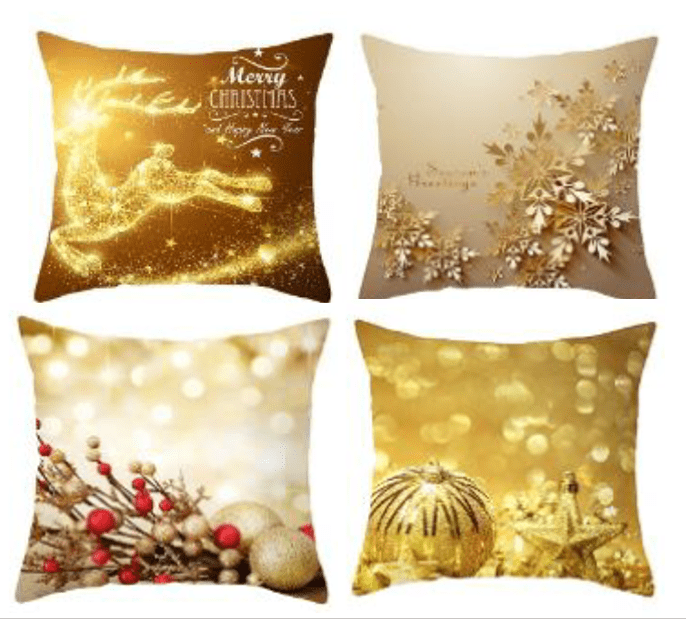 New Design Christmas Pillow Case Christmas & Holiday Decor Zippered Pillow Case Cushion Cover