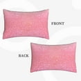 thumbnail image 4 of Fotbe Sparkly Pink Glitter Pillow Cases - Envelope Closure - Luxury, Extra Soft, Cooling Pillow Covers - Wrinkle, Fade, Stain Resistant-20"x30", 4 of 9